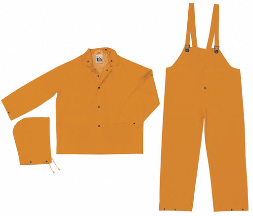 Rain Suit w/Jacket/Bib Unrated Yellow L