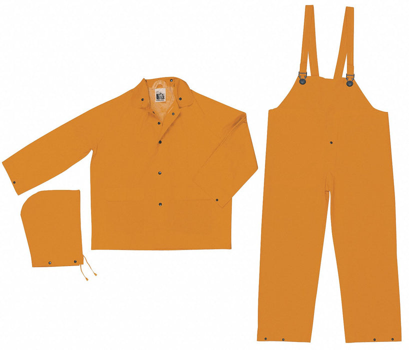 Rain Suit w/Jacket/Bib Unrated Yellow L