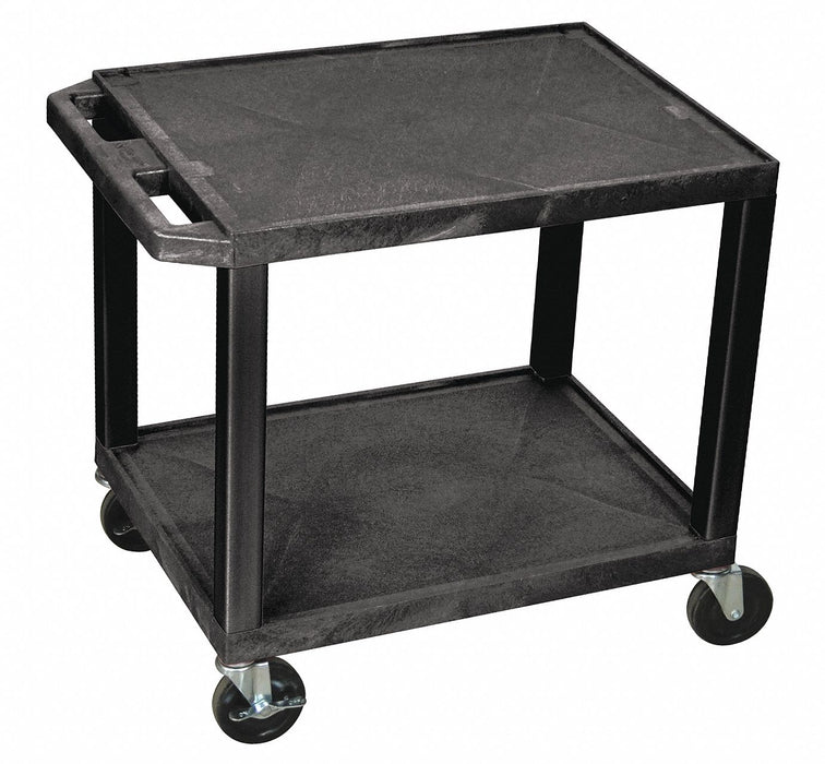 Utility Cart 300 lb Cap. Resin 2 Shlvs