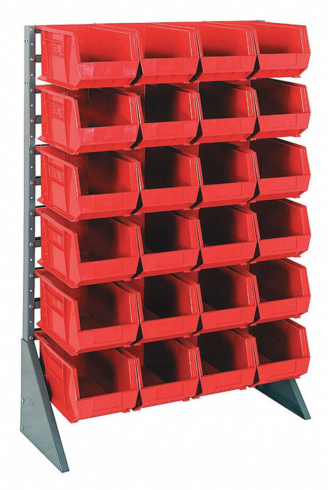 F1613 BinRailFlrRck 15inx54inx36in LdCp 50 lb