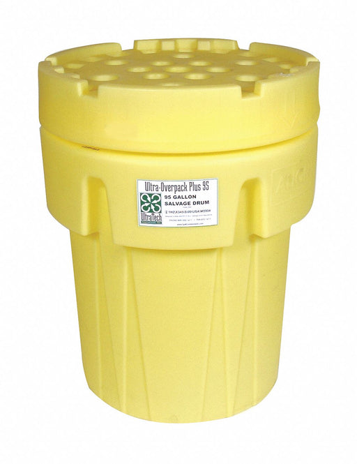 Overpack Drum LDPE 38.5 in H Yellow