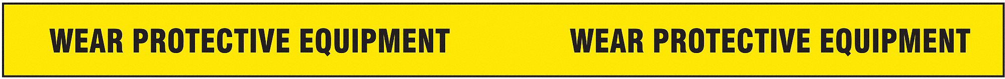 Floor Tape Black/Yellow 2 inx180 ft Roll