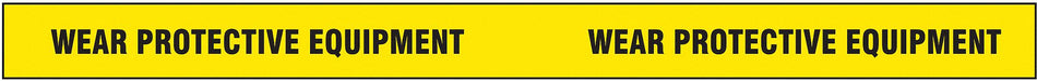 Floor Tape Black/Yellow 2 inx180 ft Roll