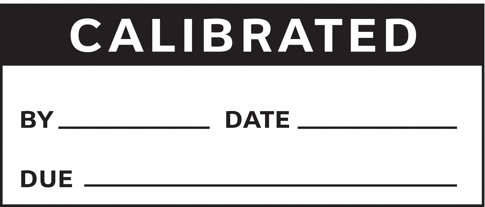 CalibrationLabel Black/White PK225
