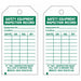 Tag Green/White 5-3/4inH 3inW PK10
