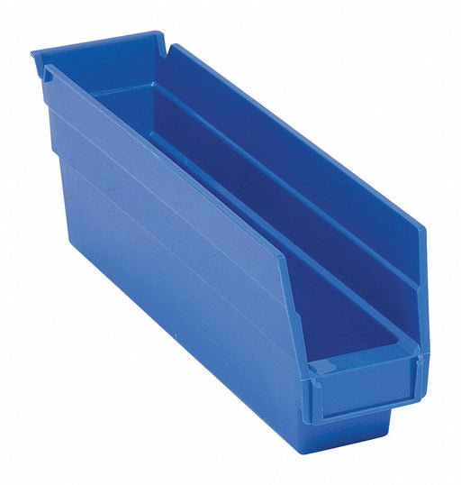 F0612 ShelfBin 11.625inL 2.75inW Plastic