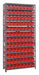 E1506 Bin Shlvng 12inx75inx36in Red