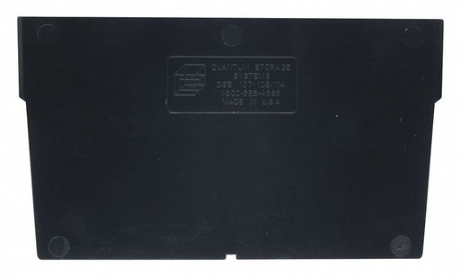 BinDivider 7.125inL Plastic Black PK50