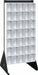 Bin Storage Rack Powder Coated 52 in