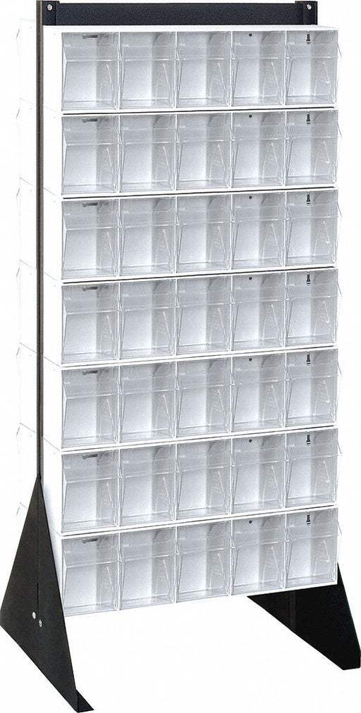 Bin Storage Rack Powder Coated 52 in