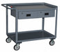 Mobile Wrkstion Steel 36 L 24 W 2 Shelf