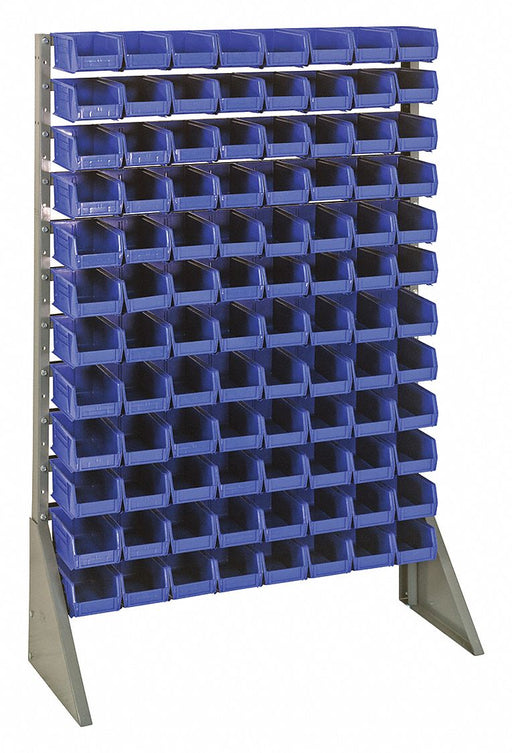 F1608 BinRailFlrRck 36inx54inx15in LdCp 50 lb