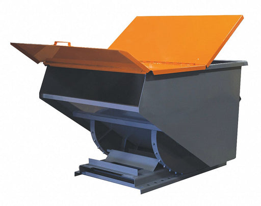 Hopper Lid 59 W Gray Steel