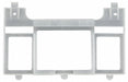 Label Holder Gray Plastic Slide-In