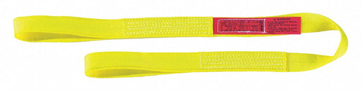 F1215 Web Sling Flat Eye 12 ft L 6 600 lb Cap.