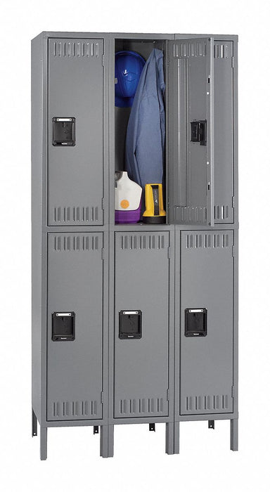 F0422 Lckr 2x3Lckr Gray 12 x78 x36 UnAssm