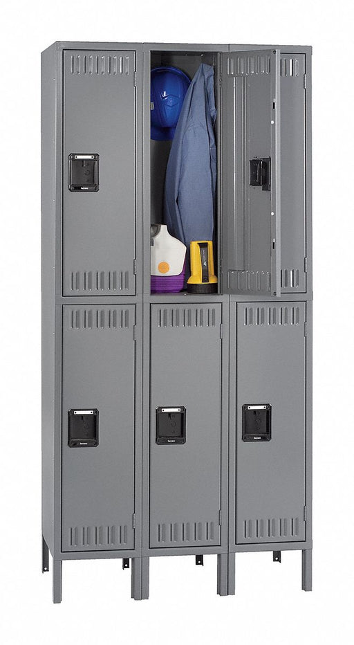 F0422 Lckr 2x3Lckr Gray 12 x78 x36 UnAssm