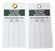 Tag White Cardstock 5-3/4inH 3inW PK25