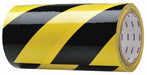 Floor Tape Black/Yellow 8 inx54 ft Roll