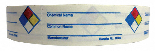 NFPA Label 2 in H 2 in W Vinyl PK100