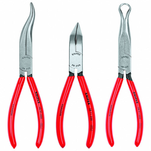 Long Nose Plier Set Dipped 3 Pcs.