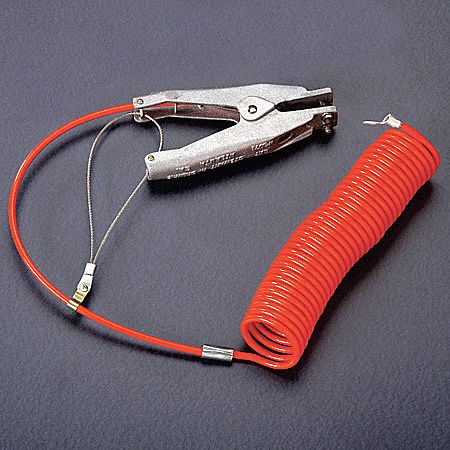 CoiledGroundingWire HandClamp/Terminal