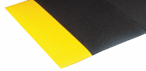 Antifatigue Runner Black YllwBrdr 2x60ft
