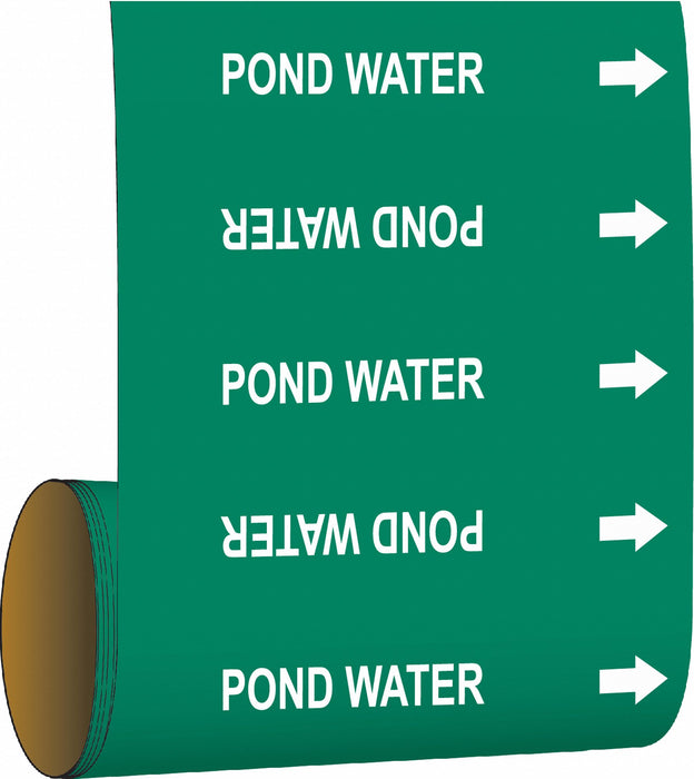 Pipe Marker Pond Water 8 in H 8 in W