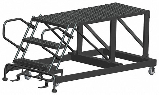 Roll Work Platform Steel Single 30 In.H
