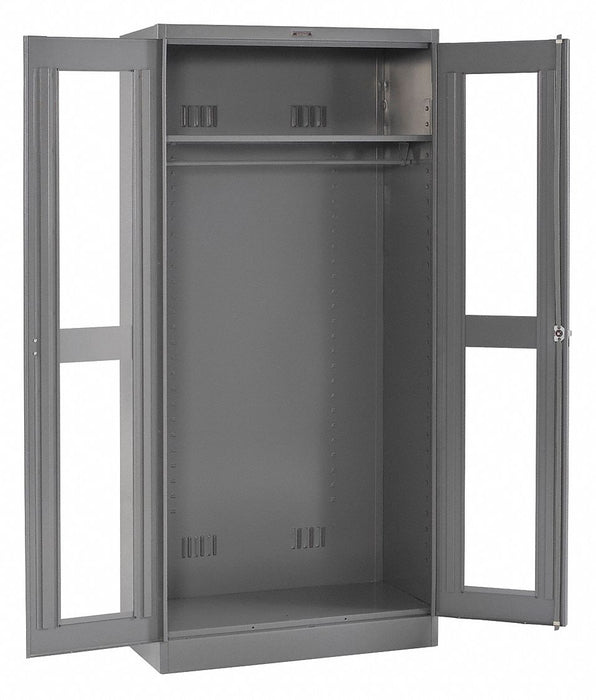 E4482 Storage Cabinet 78 x36 x24 MdGry 1Shlv