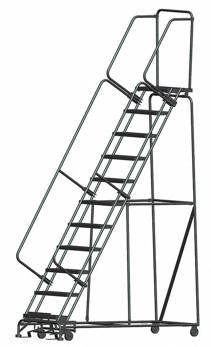 Lockstep Rolling Ladder Steel 110 In.H