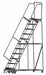 Lockstep Rolling Ladder Steel 110 In.H