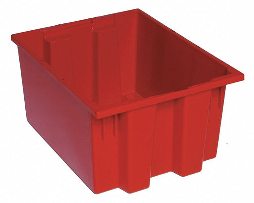 E1880 Stacking NestingTote 19.5inL 15.5inW Red