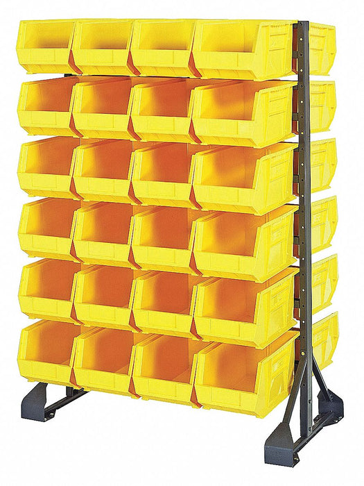 E1537 BinRailFlrRck 20inx54inx36in LdCp 133lb