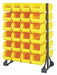 E1537 BinRailFlrRck 20inx54inx36in LdCp 133lb
