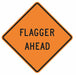 Traffic Sign 30 in x 30 in Orange