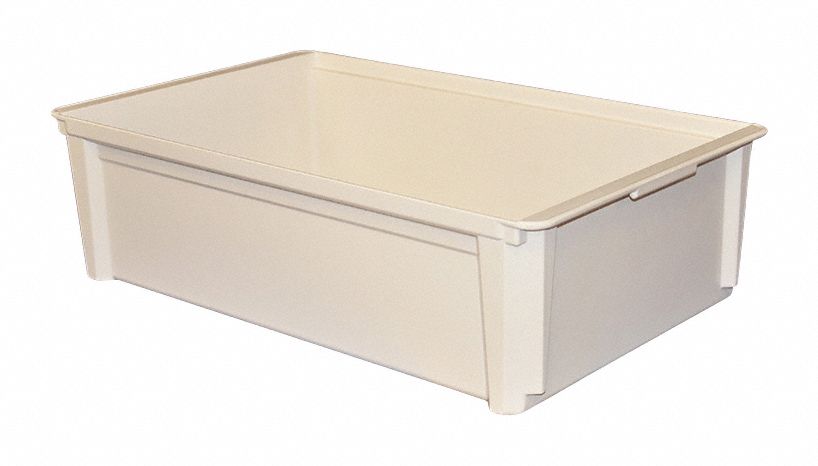 StackingTote 25.75inL 15.75inW White