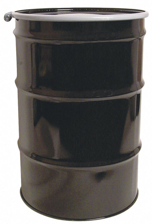 Transport Drum Steel 34.25 in H Black