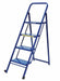 Folding Rolling Ladder Steel 40 In.H