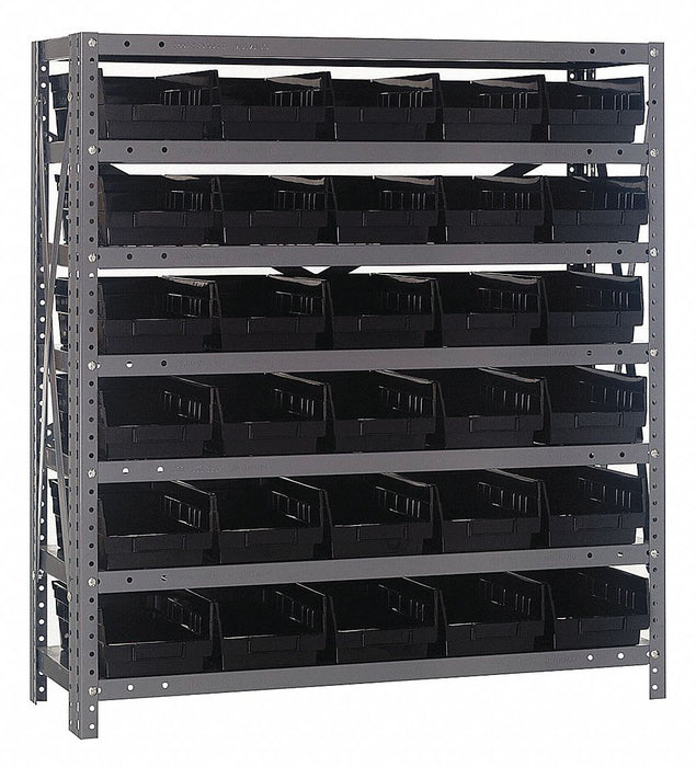 E1512 Bin Shlvng 12inx39inx36in Black