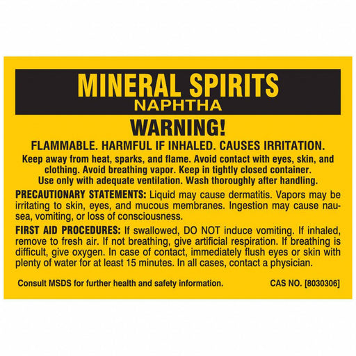 NFPALabel 2inH 2-7/8inW Polyester PK25