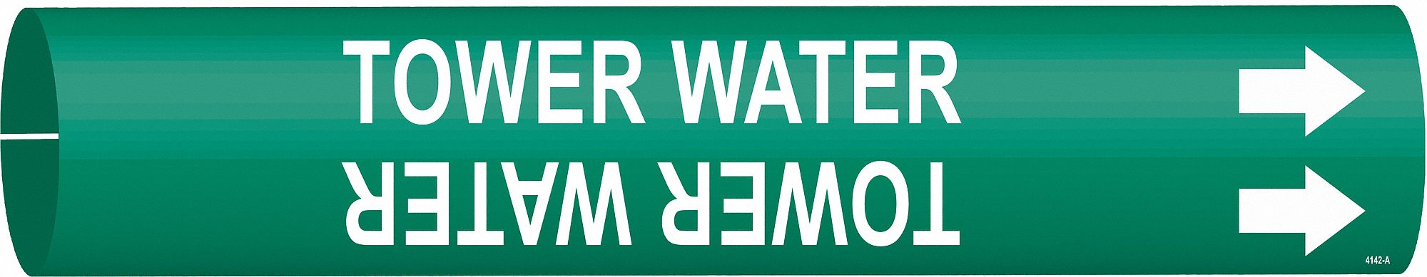 Pipe Markr Tower Water 13/16in H 4/5in W