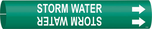 Pipe Marker Storm Water 7/8in H 7/8in W