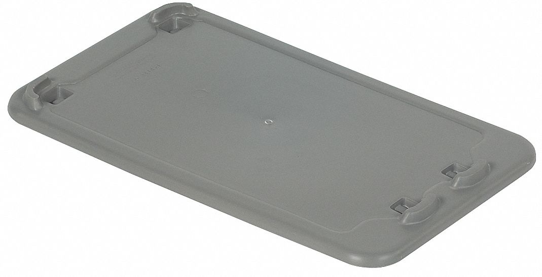 Lid 14.25 in W Plastic Gray