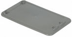 Lid 14.25 in W Plastic Gray