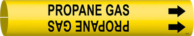 Pipe Marker Propane Gas 2 in H 2 in W