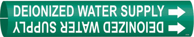 Pipe Marker Deionized Water Supply