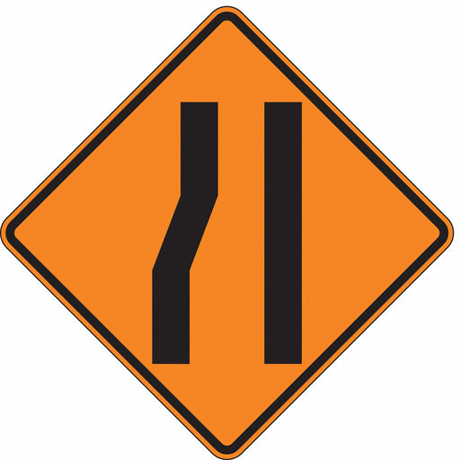 Traffic Sign 30 in x 30 in Orange