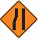 Traffic Sign 30 in x 30 in Orange