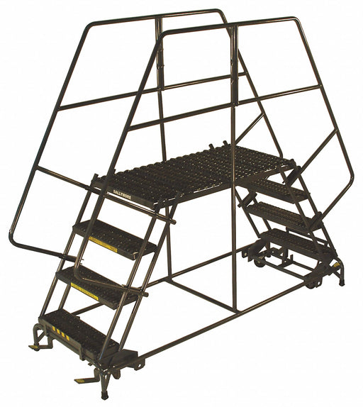 Rolling Work Platform Steel Dual 50 In.H